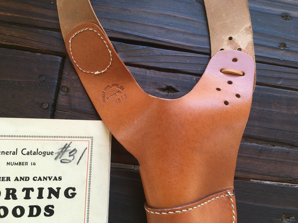Brauer Brothers NS Leather Shoulder Holster Small Frame Revolver .32 .38 5"
