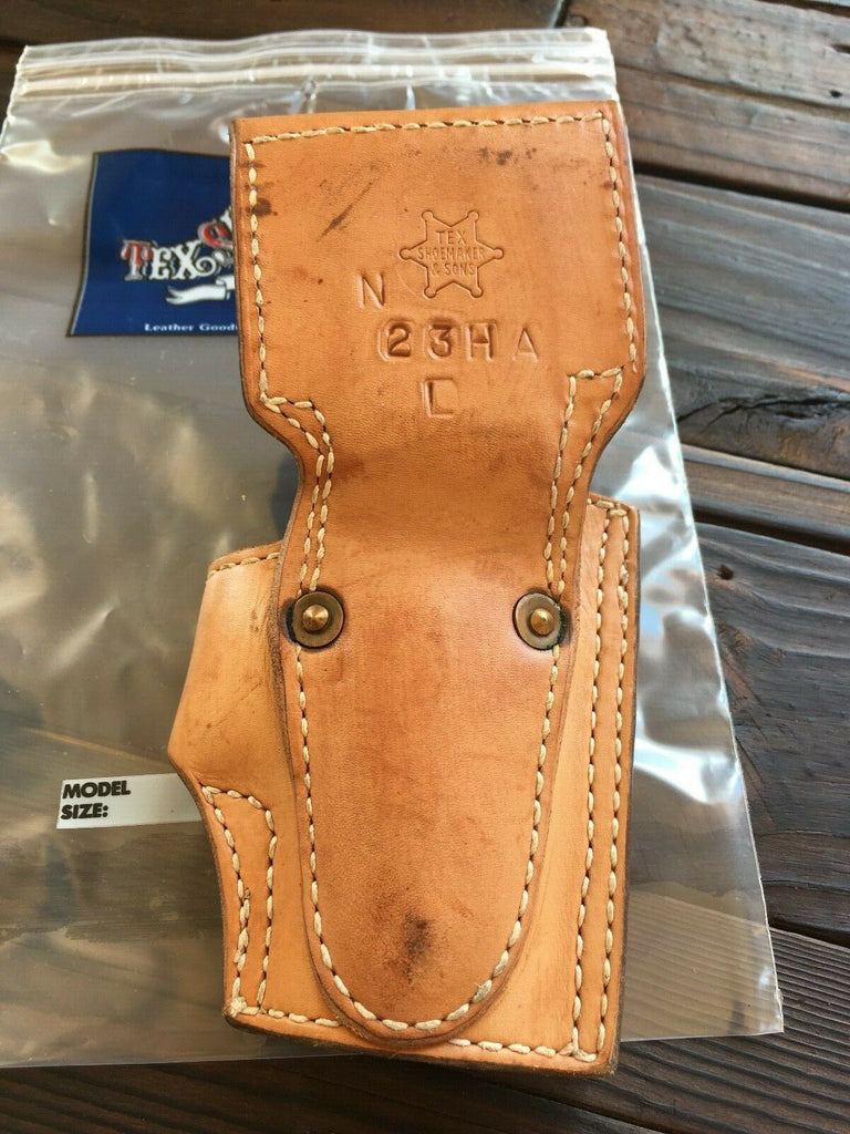 Vintage Tex Shoemaker N23H Hanger Holster For S&W 469 669 Hand Floral Carved