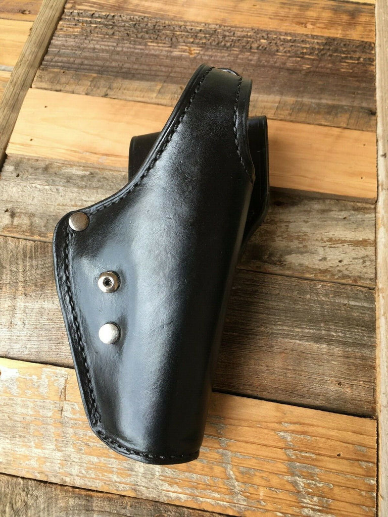 Vintage Tex Shoemaker Black Leather L2 Retention Holster For S&W 4563