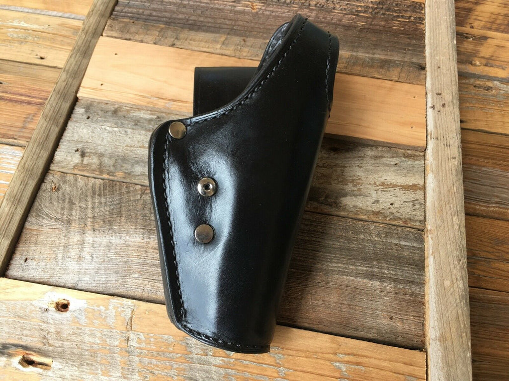 Vintage Tex Shoemaker Black Leather L2 Retention Holster For S&W 4563