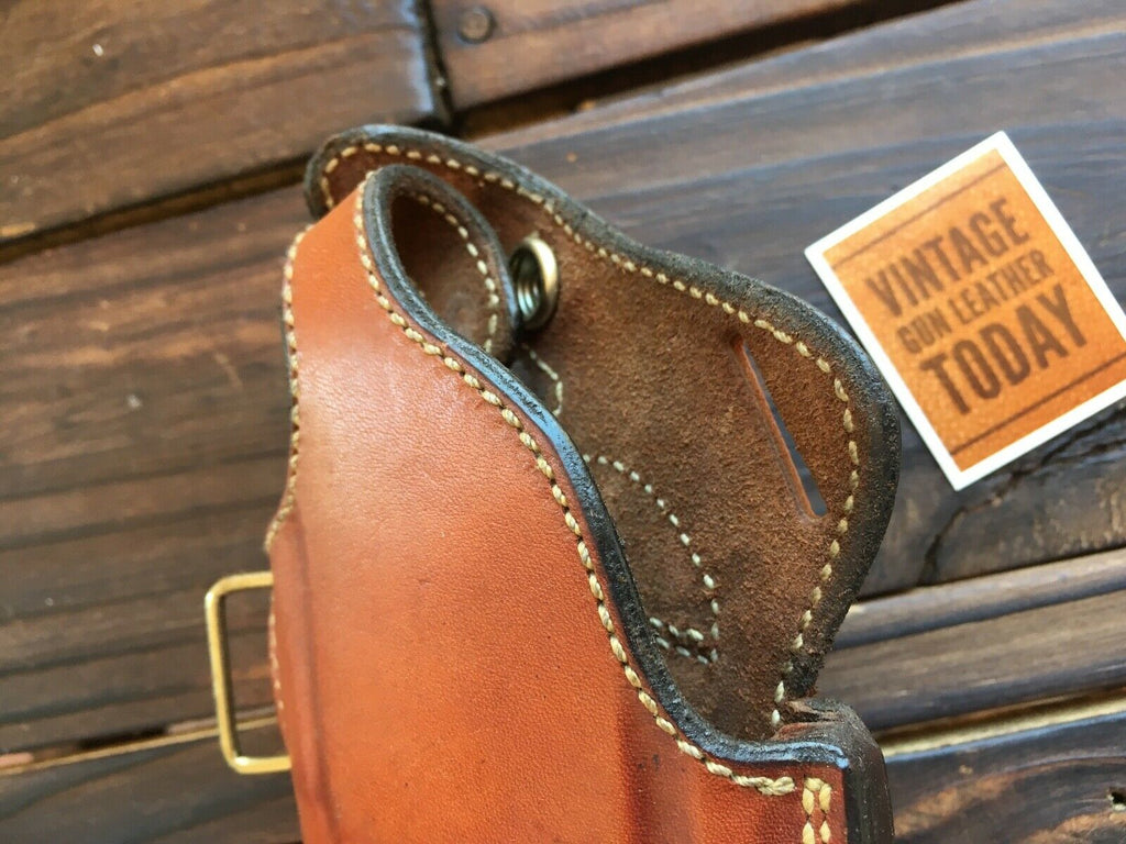 Alfonsos brown Leather Lined Shoulder Holster Component For Colt Python Revolver