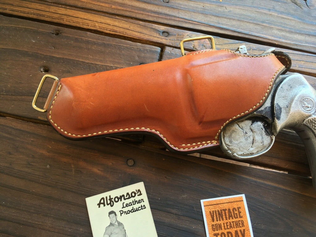 Alfonsos brown Leather Lined Shoulder Holster Component For Colt Python Revolver