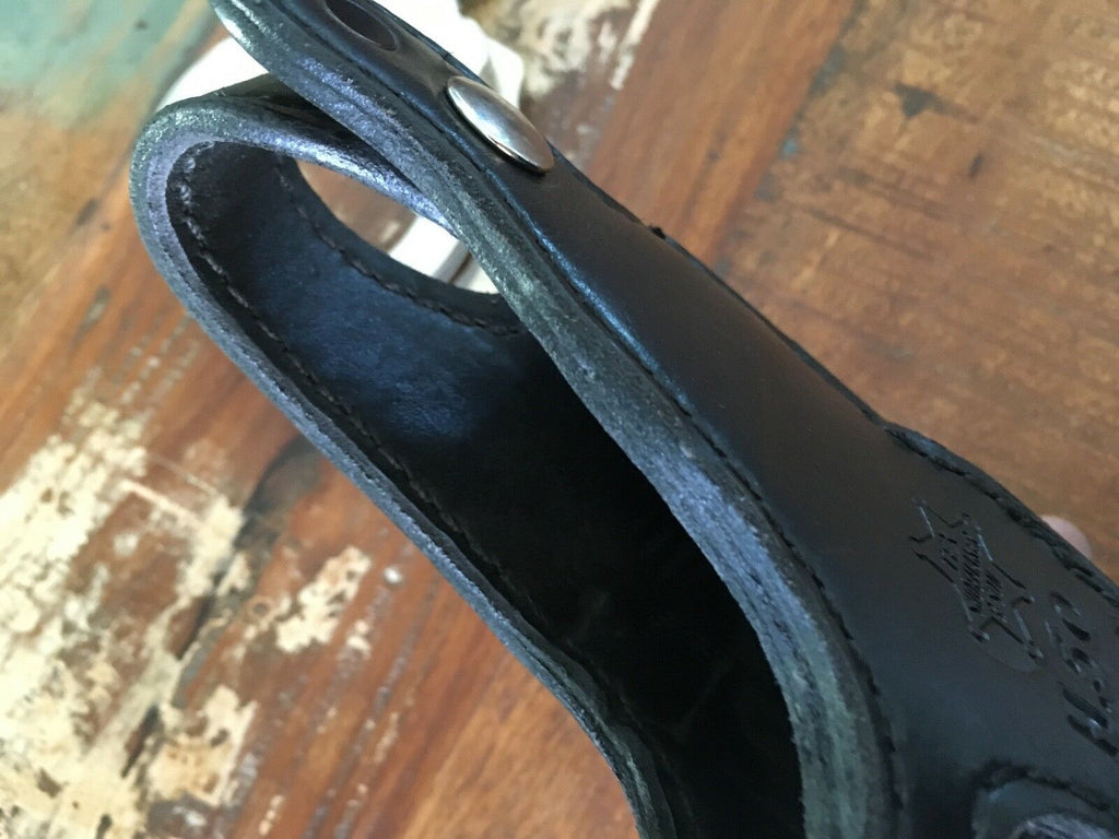 Vintage Tex Shoemaker Basketweave Leather Lined Holster For Sig P226 LEFT