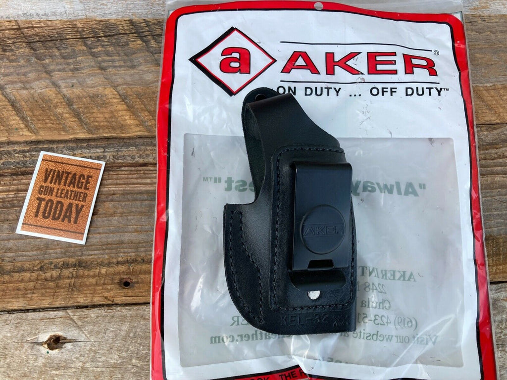 AKER Discontinued Black Leather IWB Spring Special Holster For KEL TEC P32