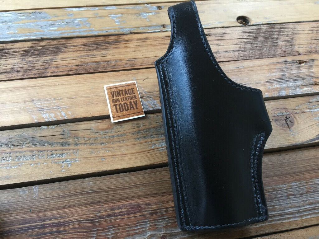 Tex Shoemaker Black Leather Lined OWB Holster For Glock 21 Left