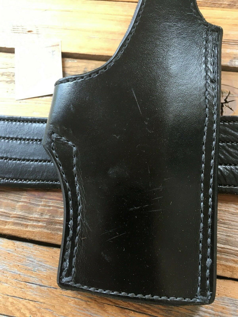 Tex Shoemaker Black Leather Lined OWB Holster For Glock 21 Right