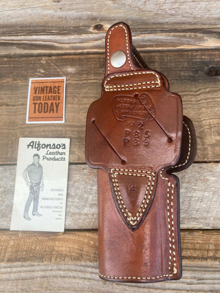 Alfonso's Brown Basketweave Suede Lined Holster For Ruger P85 P89 Strong Cross