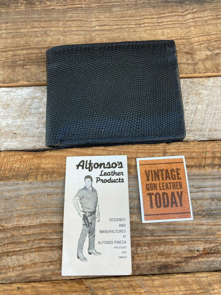 Alfonso's Police Fire Leather Badge ID Wallet With 3" x 2" Cutout and Cash Back