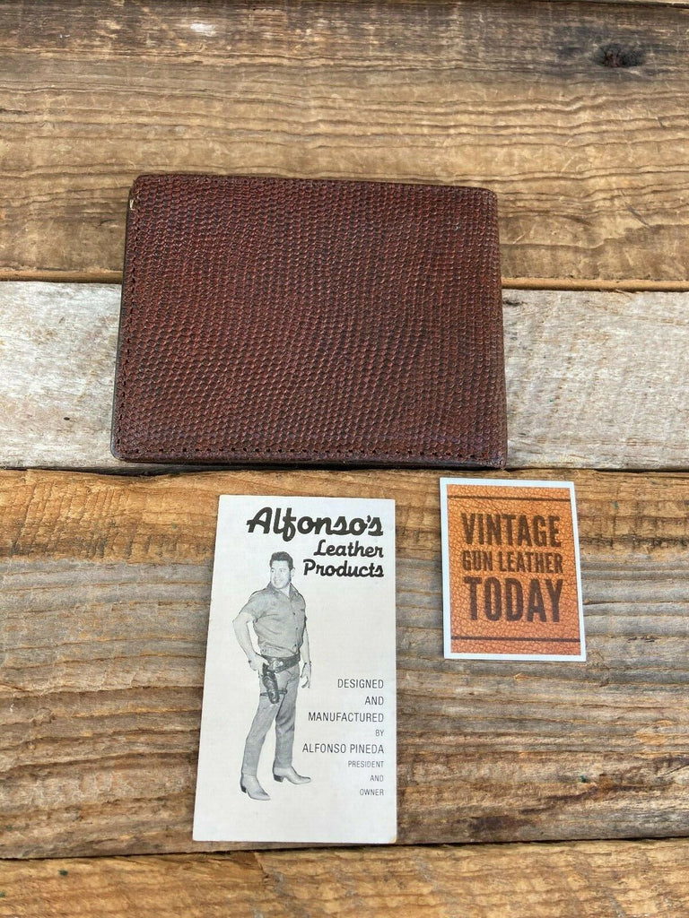Alfonso's Police Fire Leather Badge ID Wallet With 3" x 2" Cutout and Cash Back