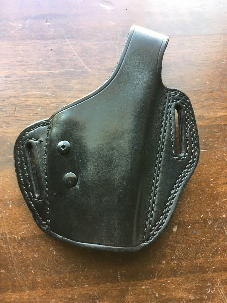 Tex Shoemaker Level 2 Black Leather Retention Holster For Springfield XD 45 4"