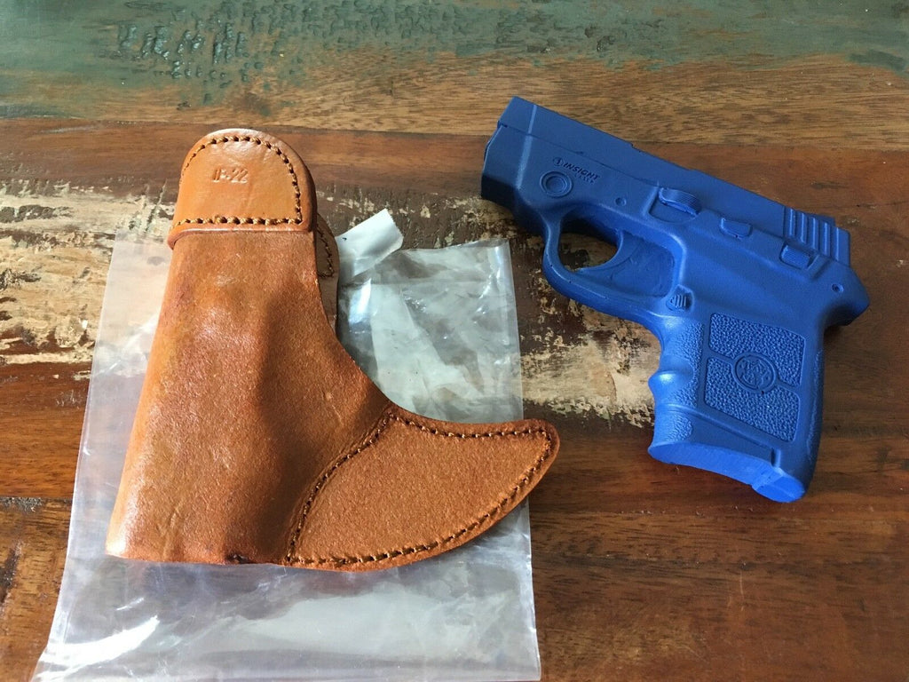 Talon Brown Leather Pocket Holster For Smith & Wesson Bodyguard w/ Insight Laser