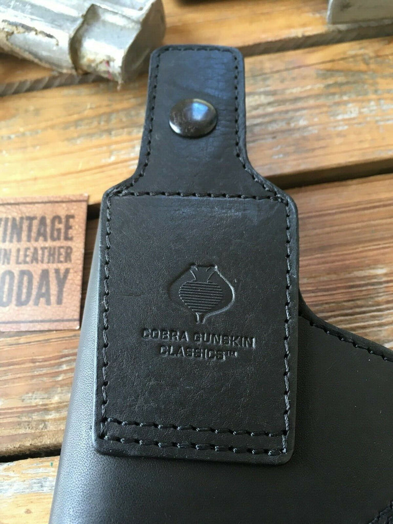 Cobra Black Leather Lined OWB IWB Holster For GLOCK 17, 22, 31,  Sig P226 M&P
