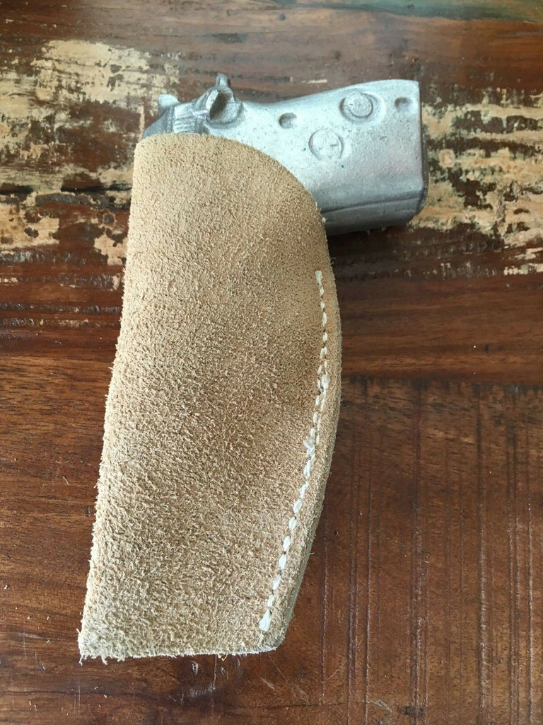 Vintage Tex Shoemaker Suede Leather IWB Holster For Beretta 21 Jet Fire 4"