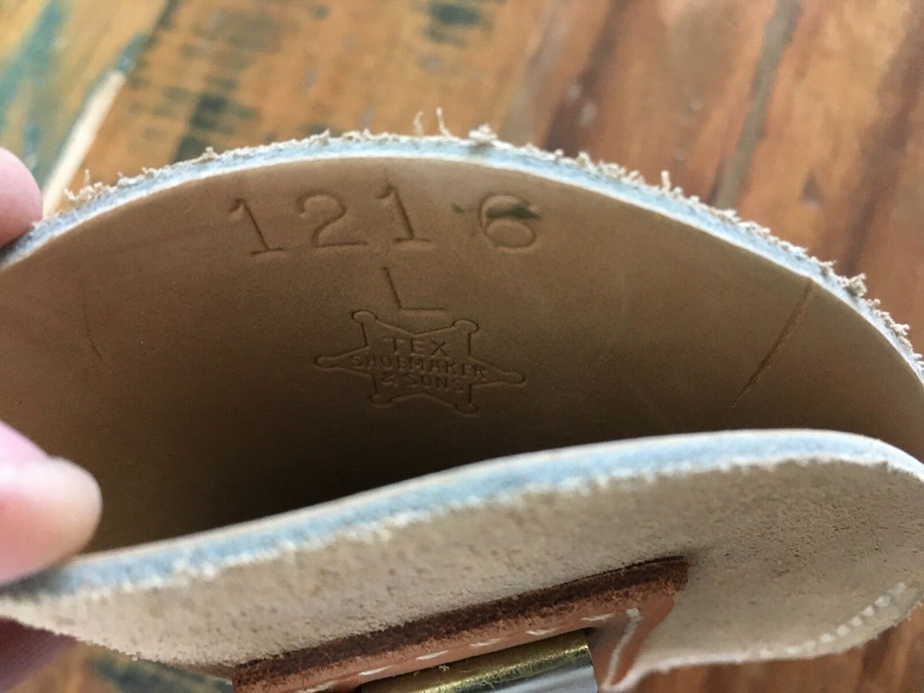 Vintage Tex Shoemaker Suede Leather IWB Holster For S&W Mod. 39 / 59 LEFT