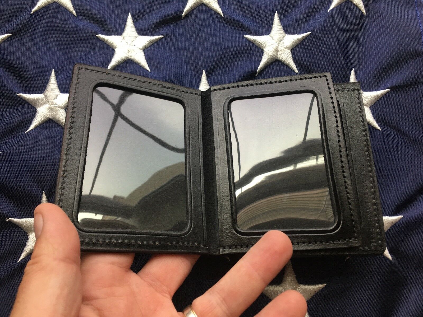Scottish Icons Bus & Train Pass Wallet ID Holder In Black Leather Burns Thistle Piper Gift Op - UK