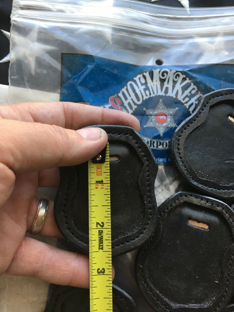 Vintage Tex Shoemaker Leather Police Badge Holder ICE Special Agent