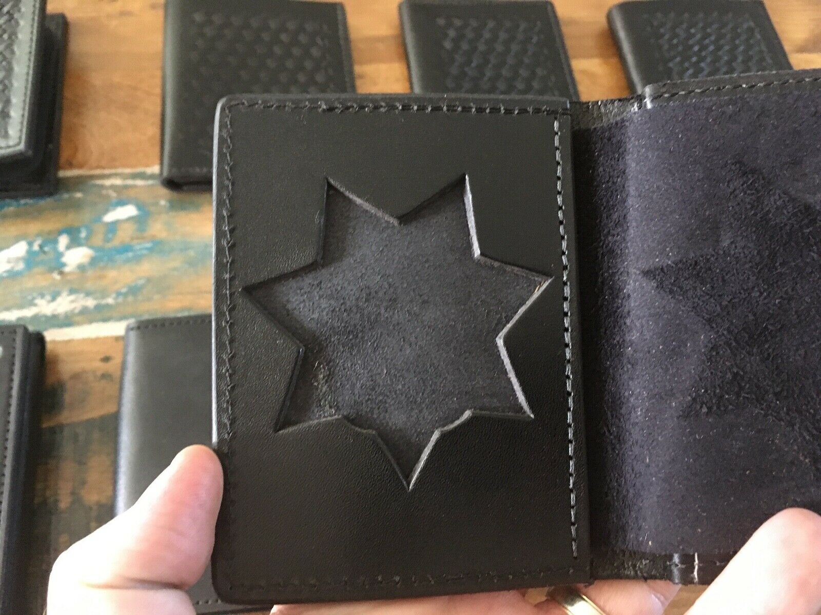 custom badge wallet