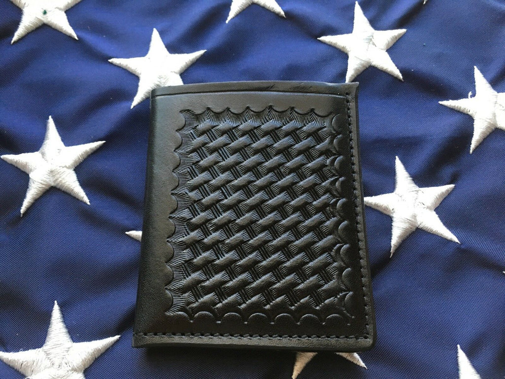 Tex Shoemaker Police Badge ID Wallet Sheriff Star 6 PT. Star 3 1/8" x 2 5/8"