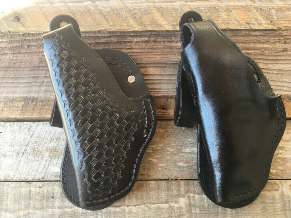 Vintage Tex Shoemaker 11PL Leather Paddle Holster for S&W 2" K Frame Revolver