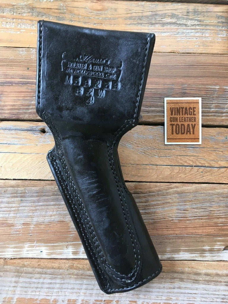 Alfonsos Duty Black Border Patrol Basketweave Leather Lined Holster for S&W Model 39 59 Auto