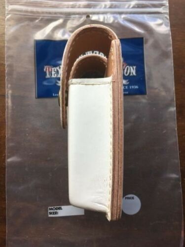 Tex Shoemaker Gloss Patent Clarino Leather Magazine Carrier White For Glock 21 20 21SF